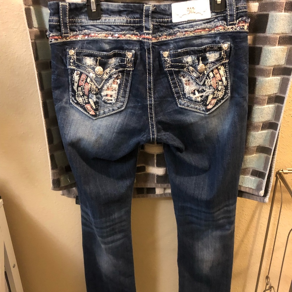 Size 30 easy straight Miss Me jeans